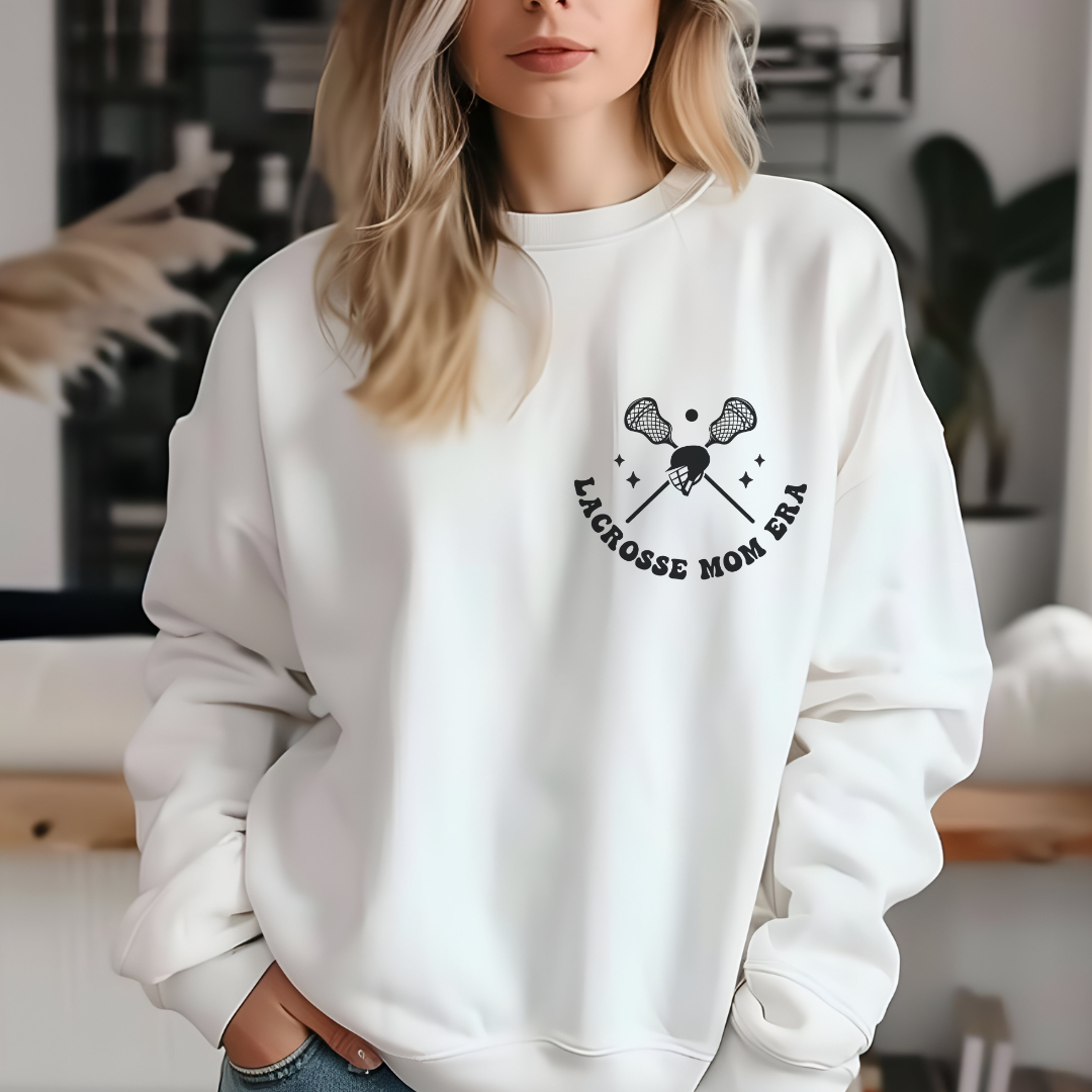 Lacrosse Mom Sweatshirt - Soft Heavy Blend™ Crewneck