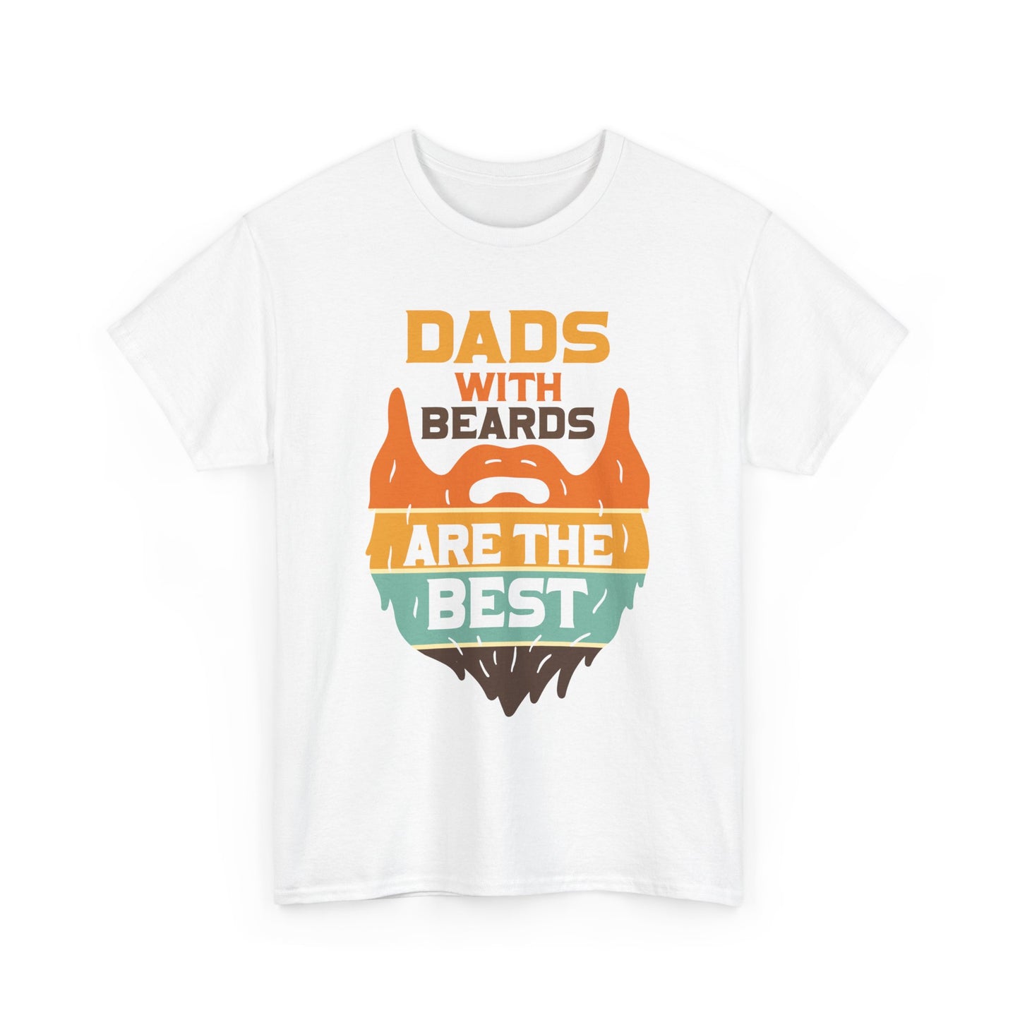 Dads with Beards Heavy Cotton Tee - Perfect Gift for Fathers' Day