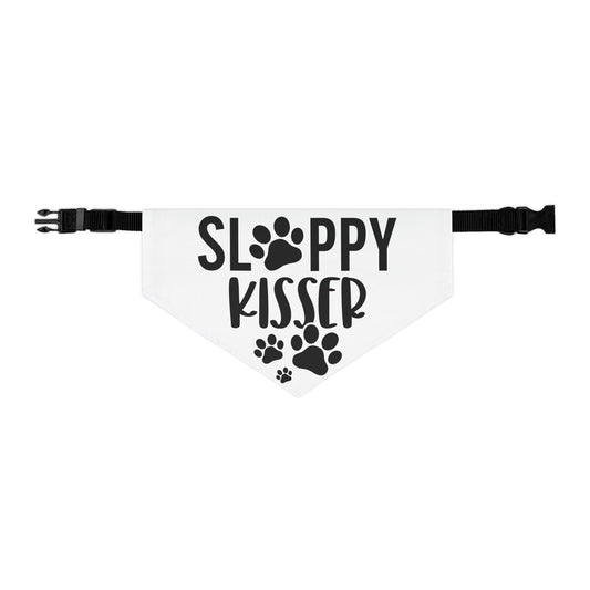 Sloppy Kisser Pet Bandana Collar - Fun Accessory for Dog Lovers