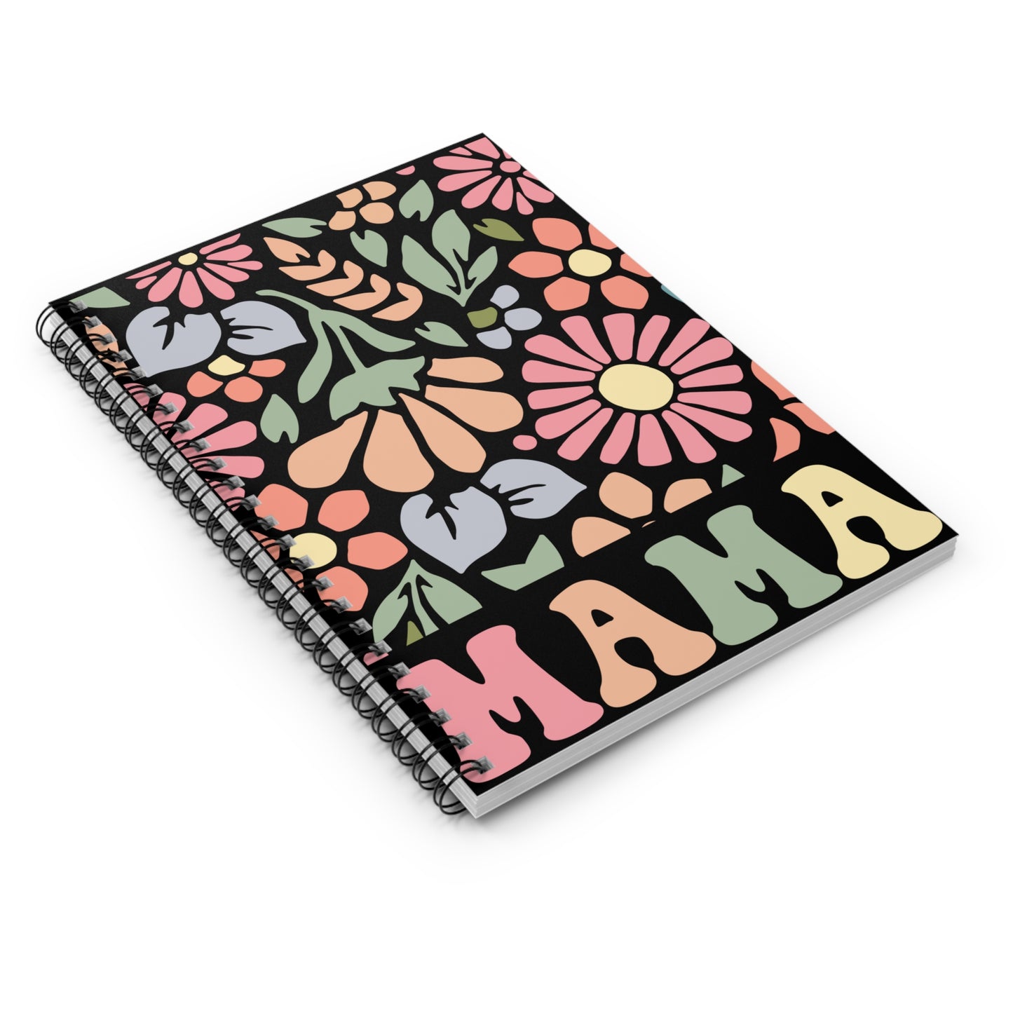 Floral Mama Spiral Notebook - Perfect Gift for Mother's Day and Daily Notes