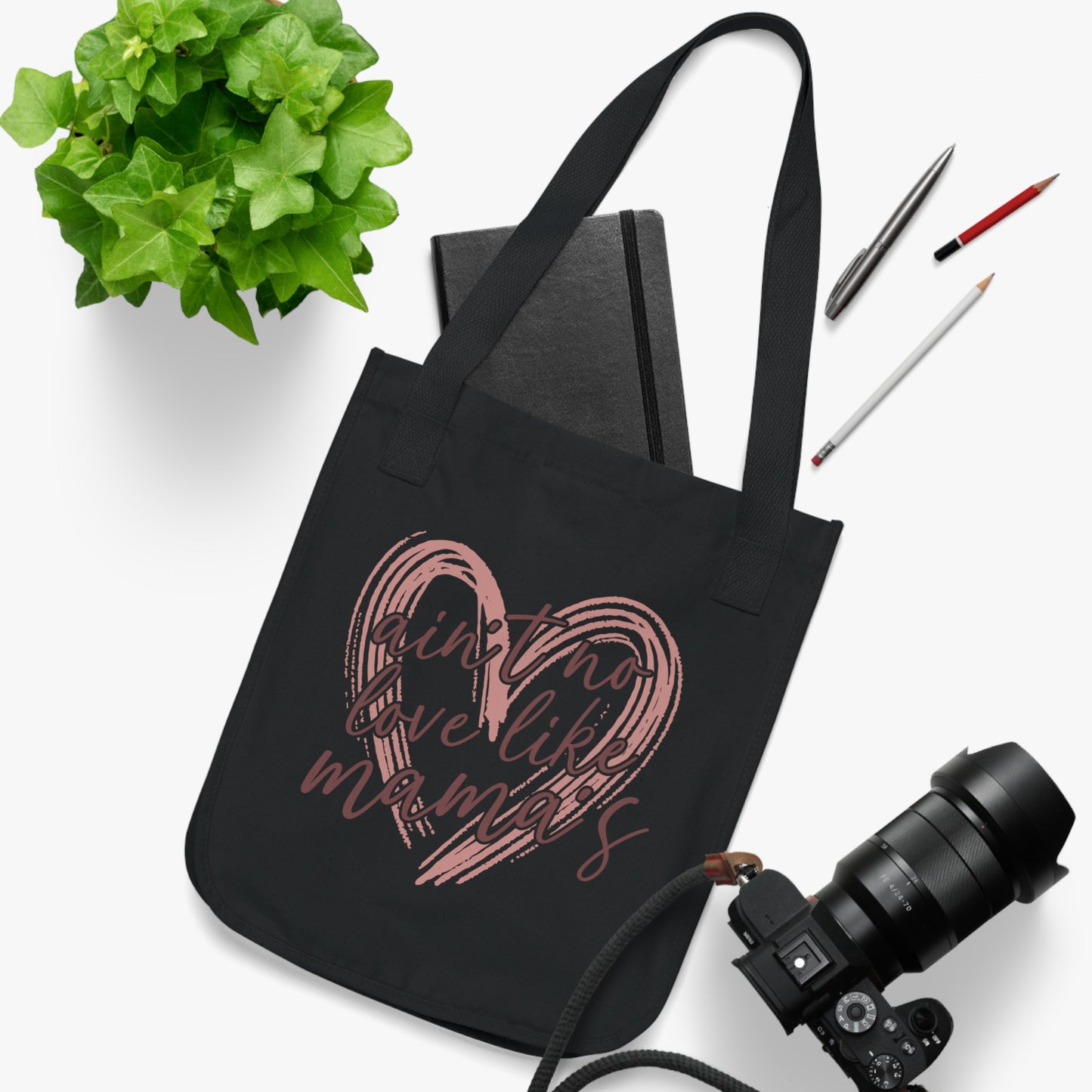 Ain't No Love Like Mama's Tote Bag | Organic Canvas Shopper