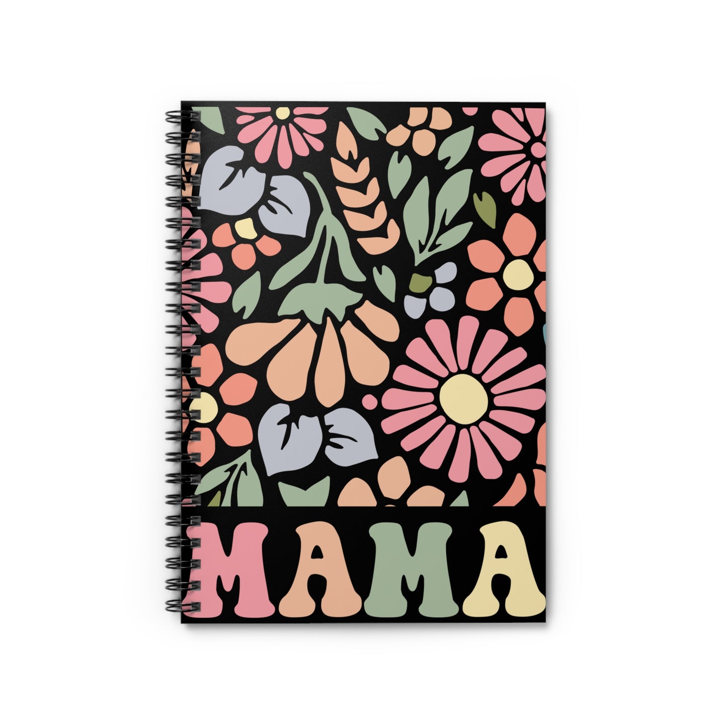 Floral Mama Spiral Notebook - Perfect Gift for Mother's Day and Daily Notes