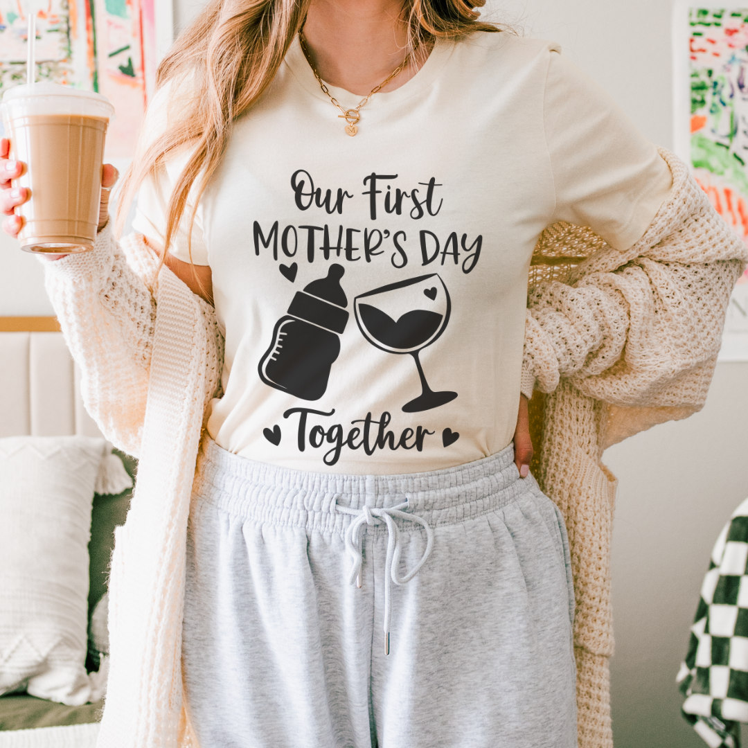 Our First Mother's Day Together Heavy Cotton Tee