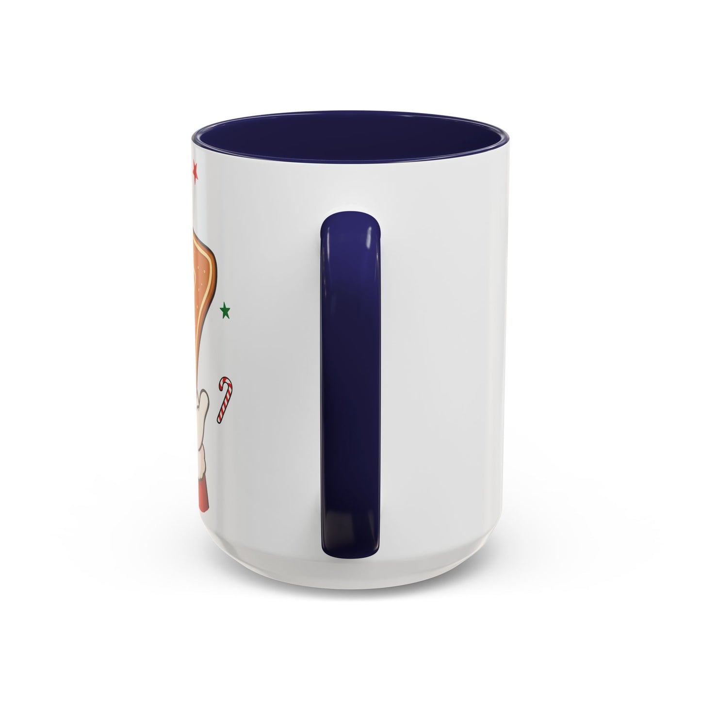 Christmas Number 67 Accent Coffee Mug — Festive Santa Gingerbread Design (11/15oz)