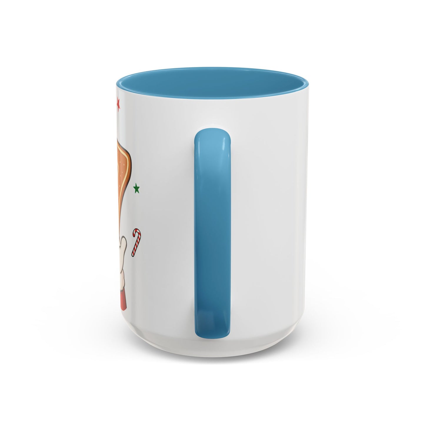 Christmas Number 67 Accent Coffee Mug — Festive Santa Gingerbread Design (11/15oz)