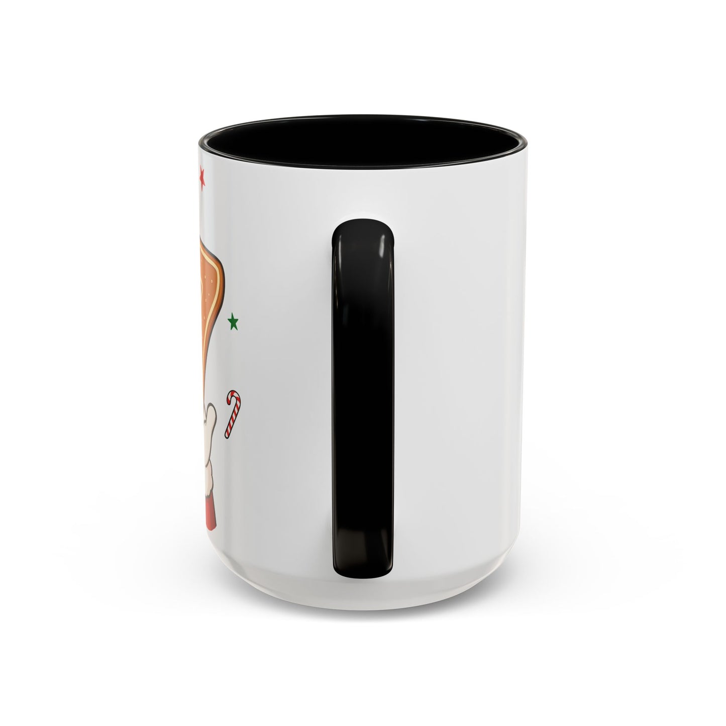 Christmas Number 67 Accent Coffee Mug — Festive Santa Gingerbread Design (11/15oz)