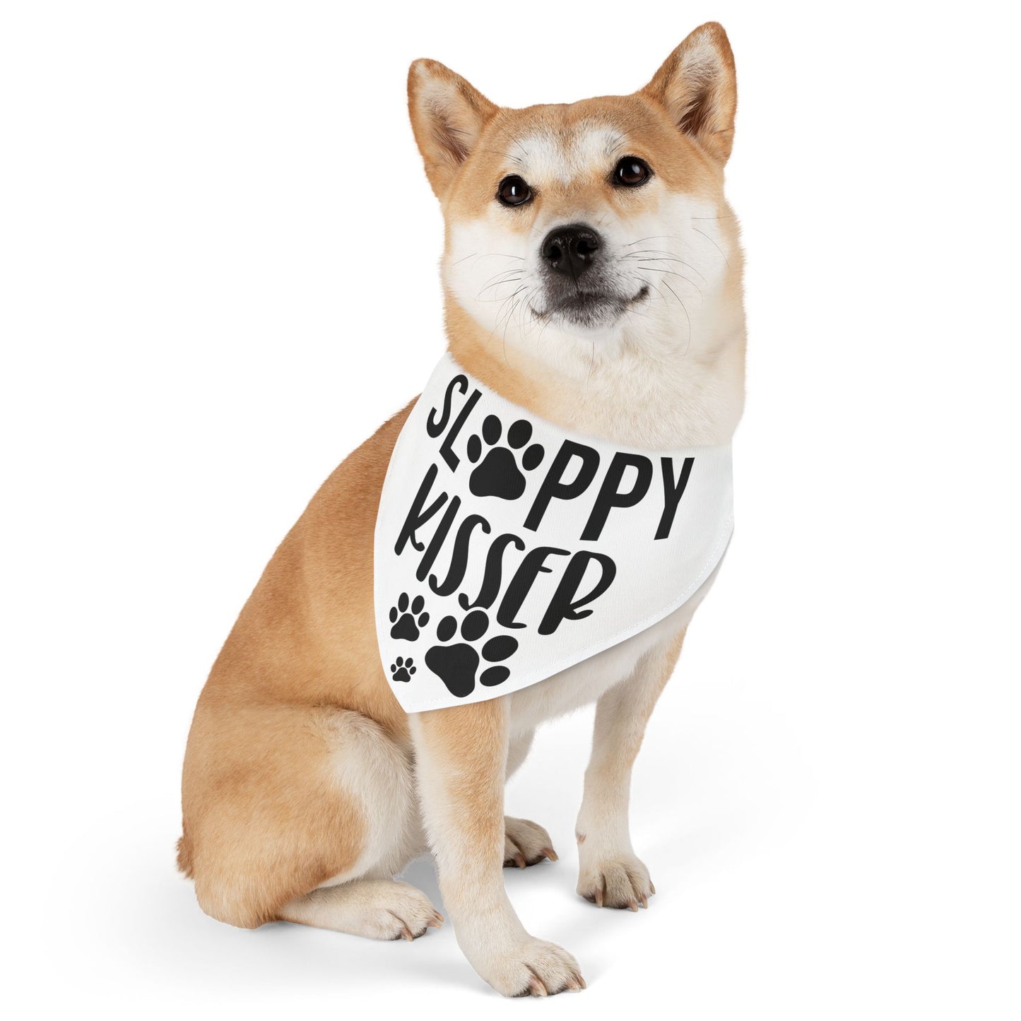 Sloppy Kisser Pet Bandana Collar - Fun Accessory for Dog Lovers
