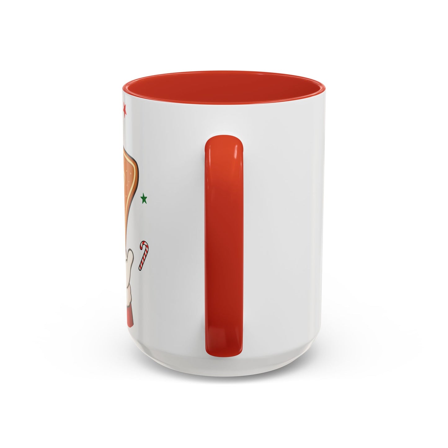 Christmas Number 67 Accent Coffee Mug — Festive Santa Gingerbread Design (11/15oz)