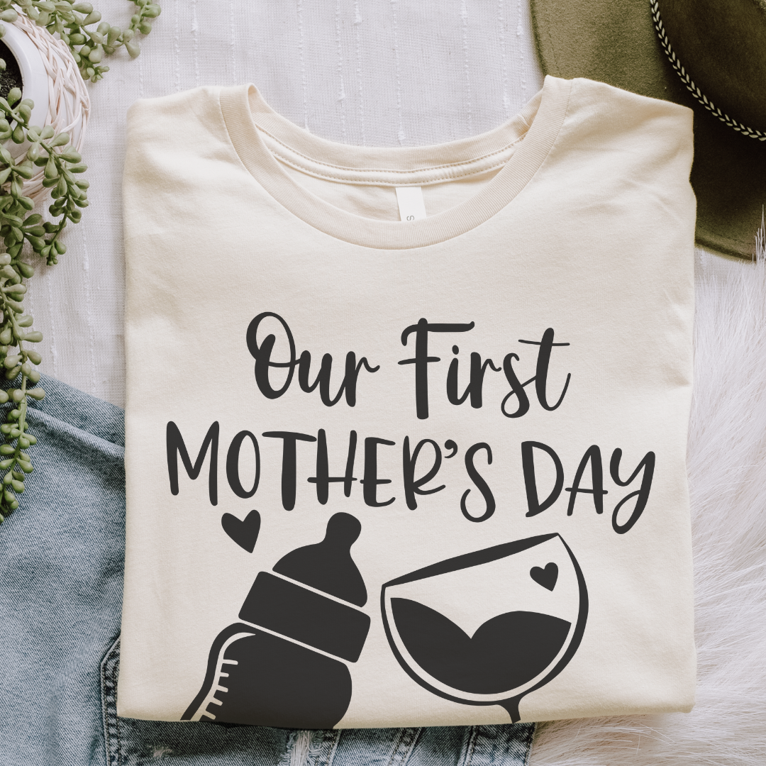 Our First Mother's Day Together Heavy Cotton Tee