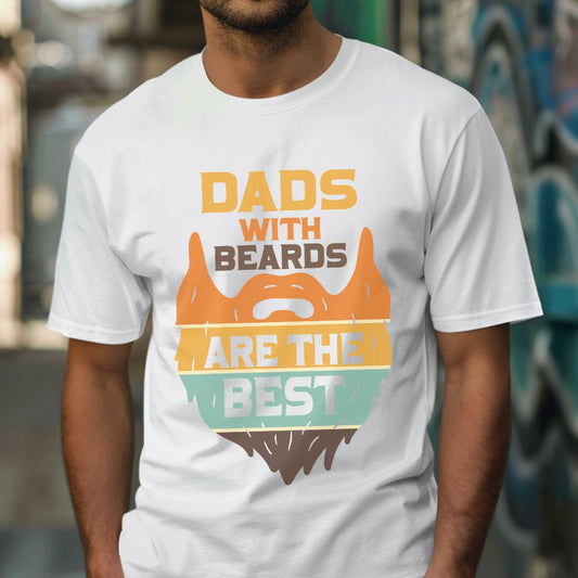 Dads with Beards Heavy Cotton Tee - Perfect Gift for Fathers' Day